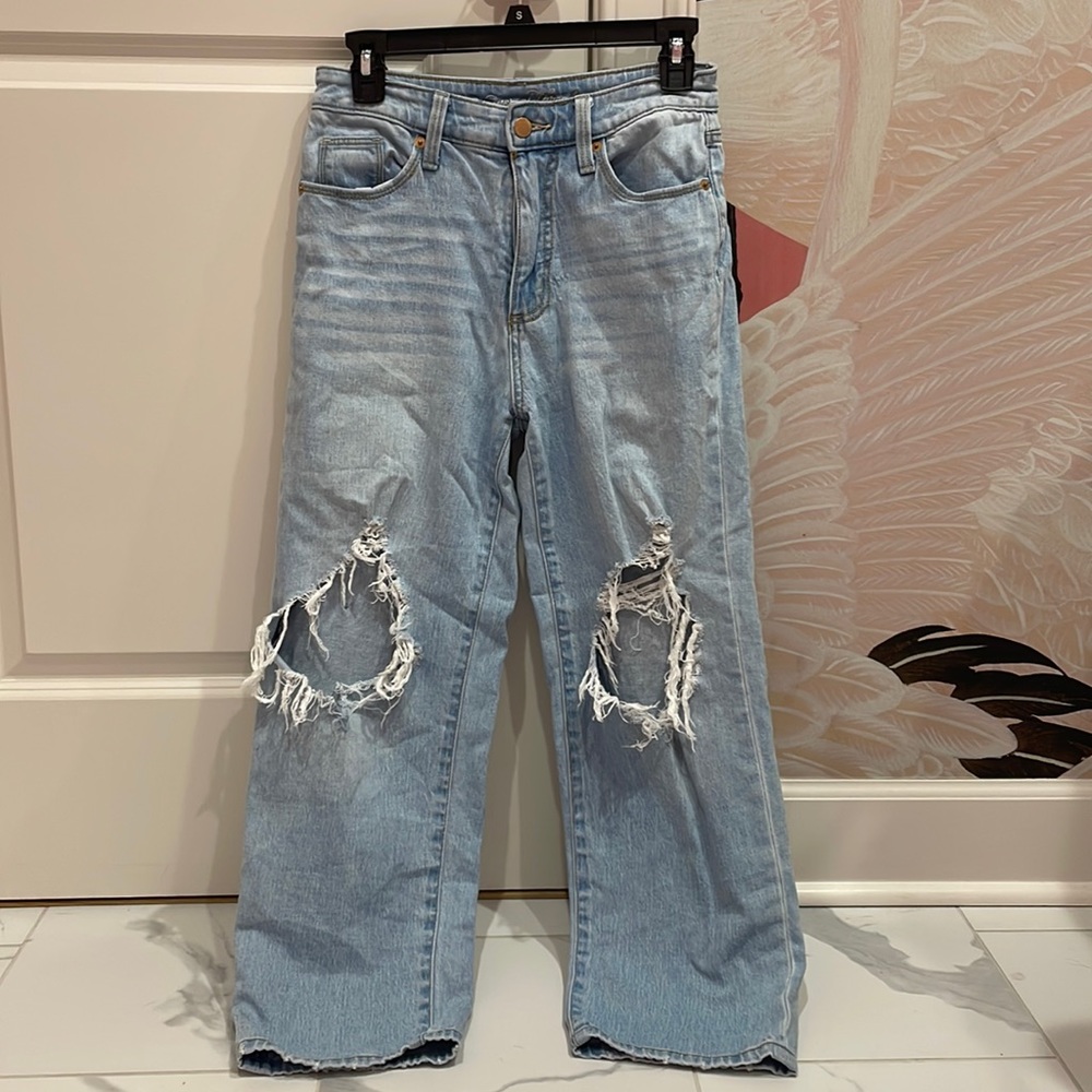 Target Highest Rise Straight Crop Jeans